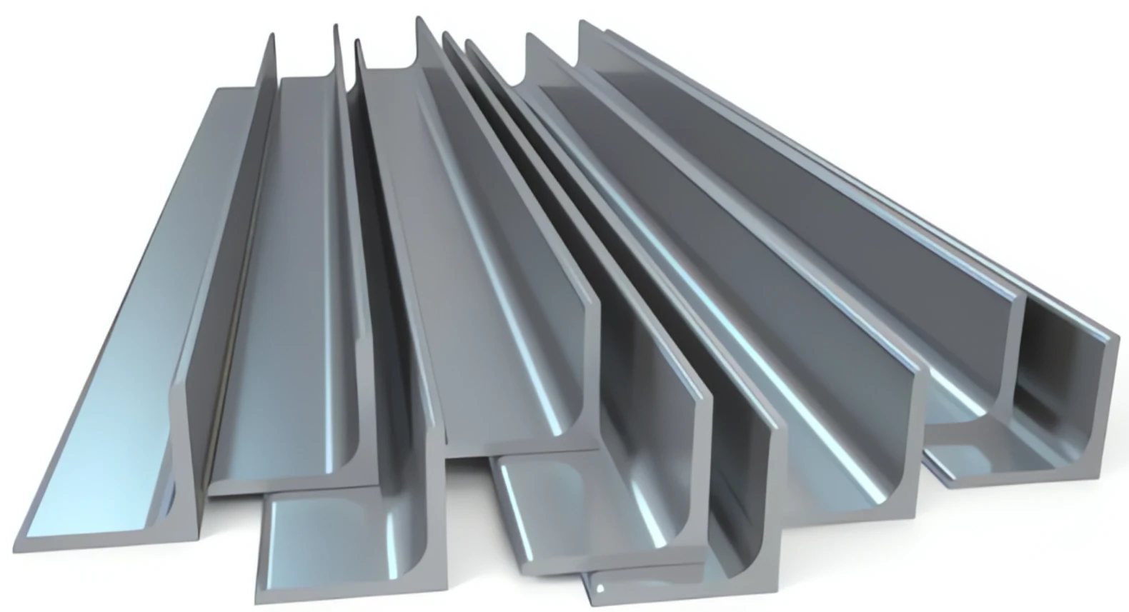 High-quality stainless steel angle sections